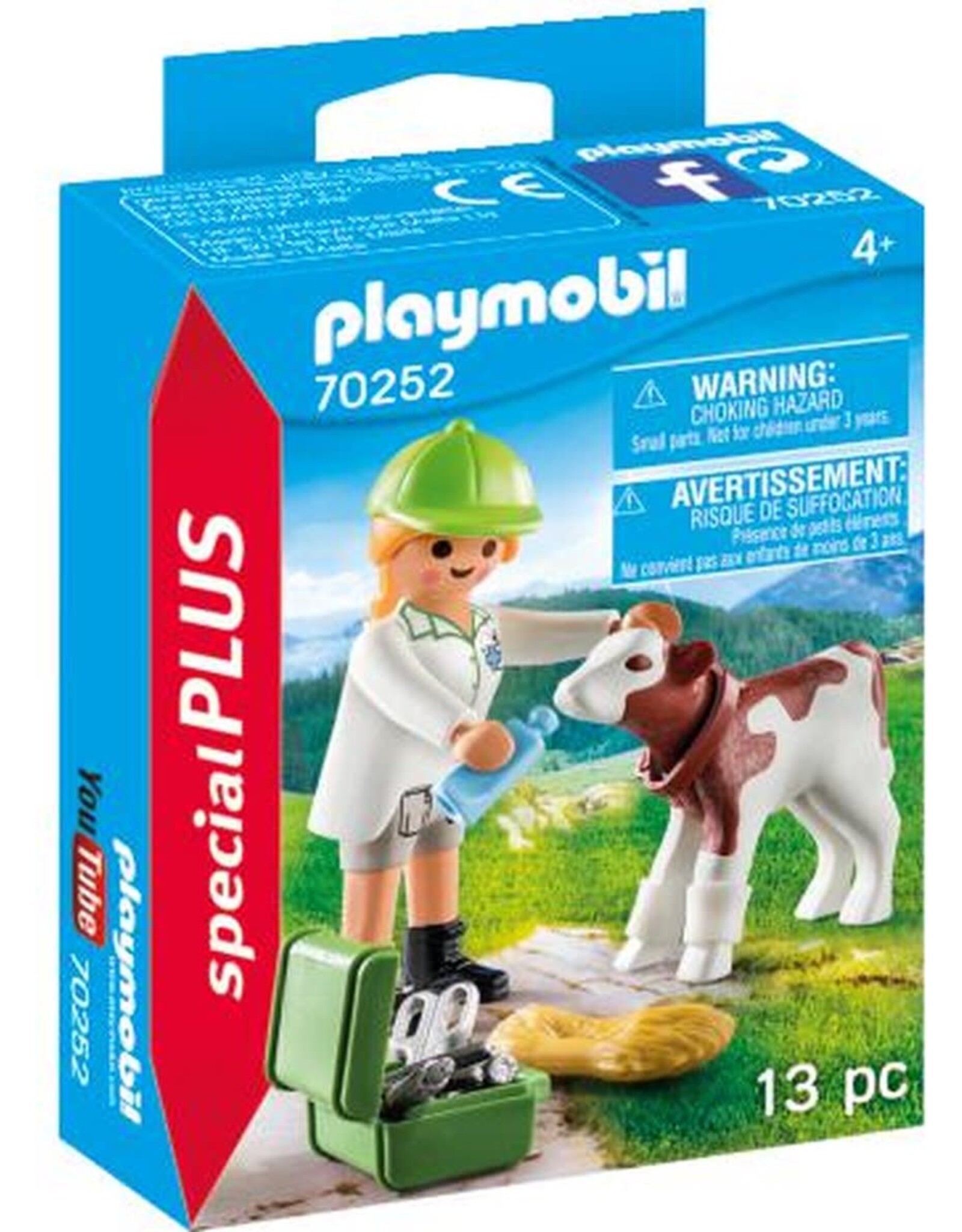 Playmobil Playmobil Special Plus 70252 Dierenarts met Kalf