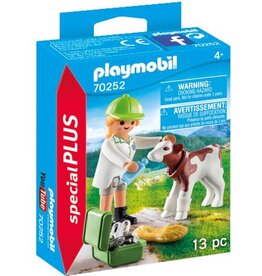 Playmobil Playmobil Special Plus 70252 Dierenarts met Kalf