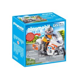 Playmobil Playmobil City Life 70051 Spoedarts op Moto