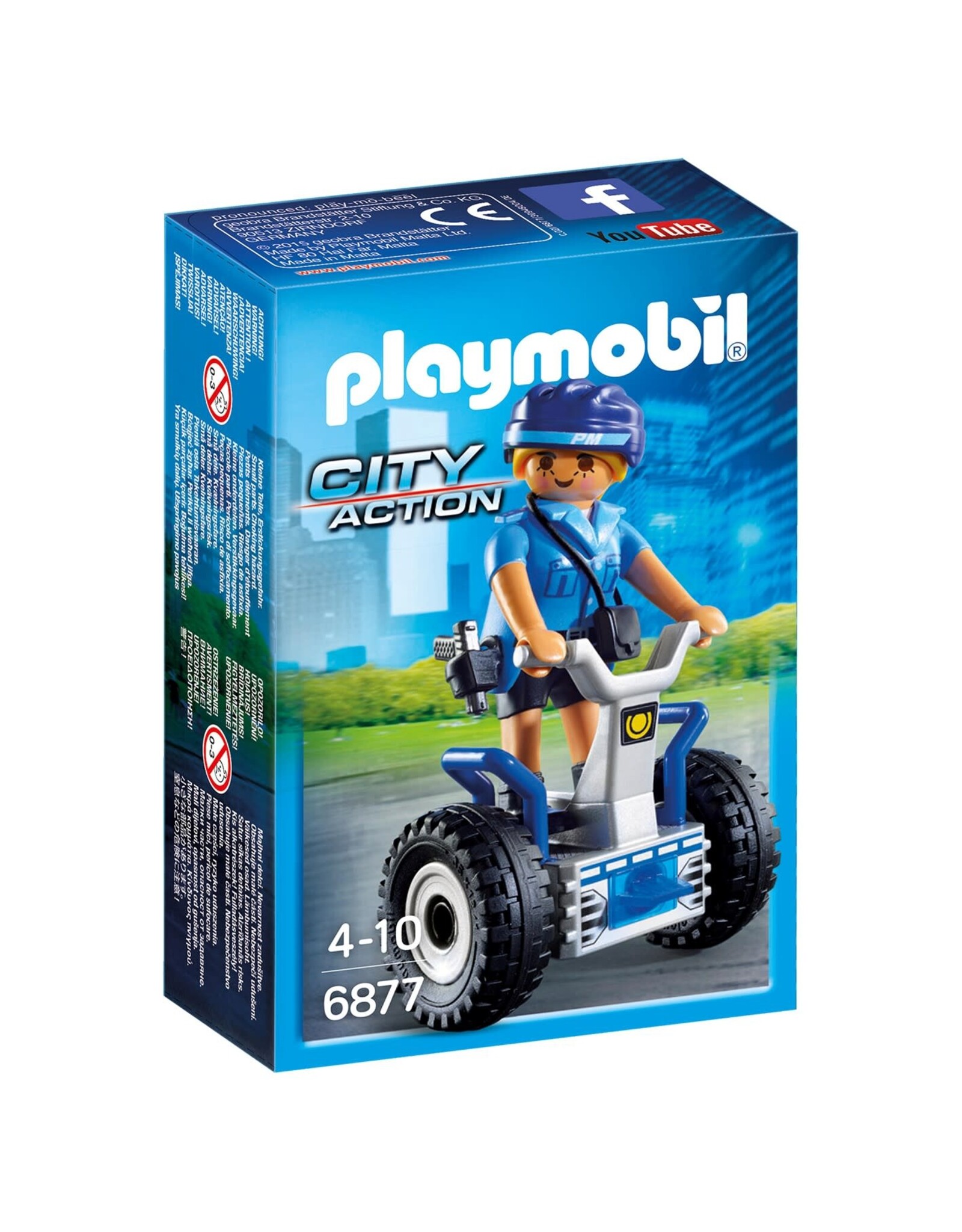 Playmobil Playmobil City Action 6877 Politieagente met Balance Racer