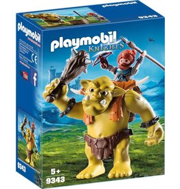 Playmobil Playmobil Knights 9343 Reuzentrol met Soldatendwerg