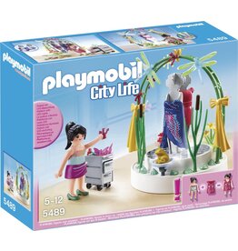 Playmobil Playmobil City Life 5489 Styliste met Verlichte Etalage