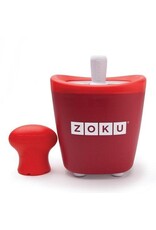Zoku Zoku Snelle IJsjesmaker Single, Rood - Quick Pop Maker Single Red