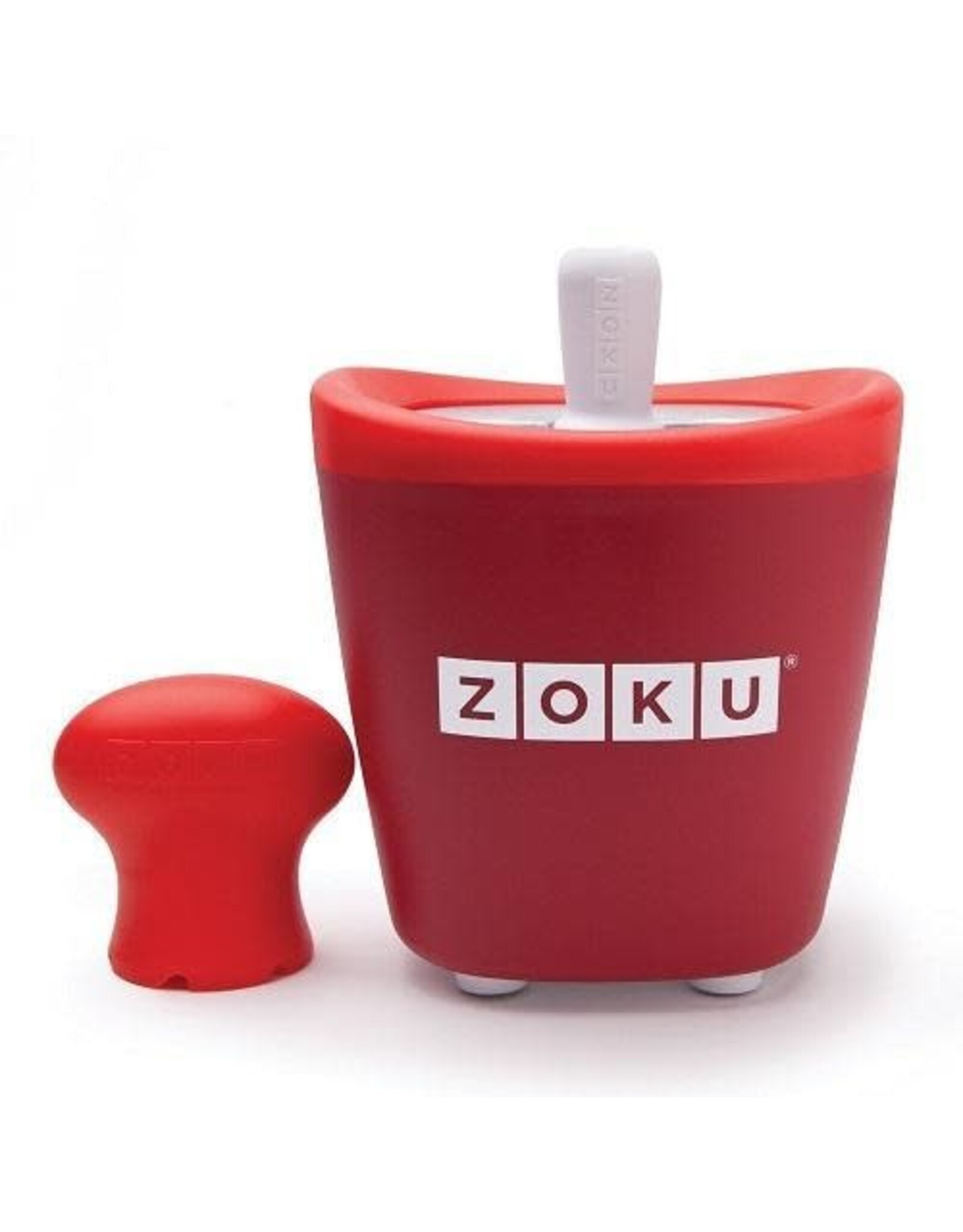 Zoku Zoku Snelle IJsjesmaker Single, Rood - Quick Pop Maker Single Red