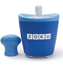 Zoku Zoku Snelle IJsjesmaker Single, Blauw - Quick Pop Maker Single Blue