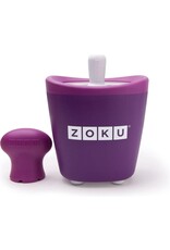 Zoku Zoku Snelle Ijsjesmaker Single, Paars - Quick Pop Maker Single Purple