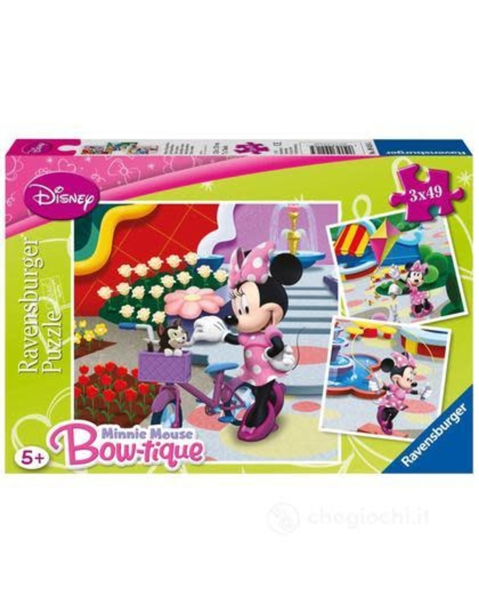 Ravensburger Ravensburger Puzzel 094165 Minnie Mouse (3x49 stukjes)