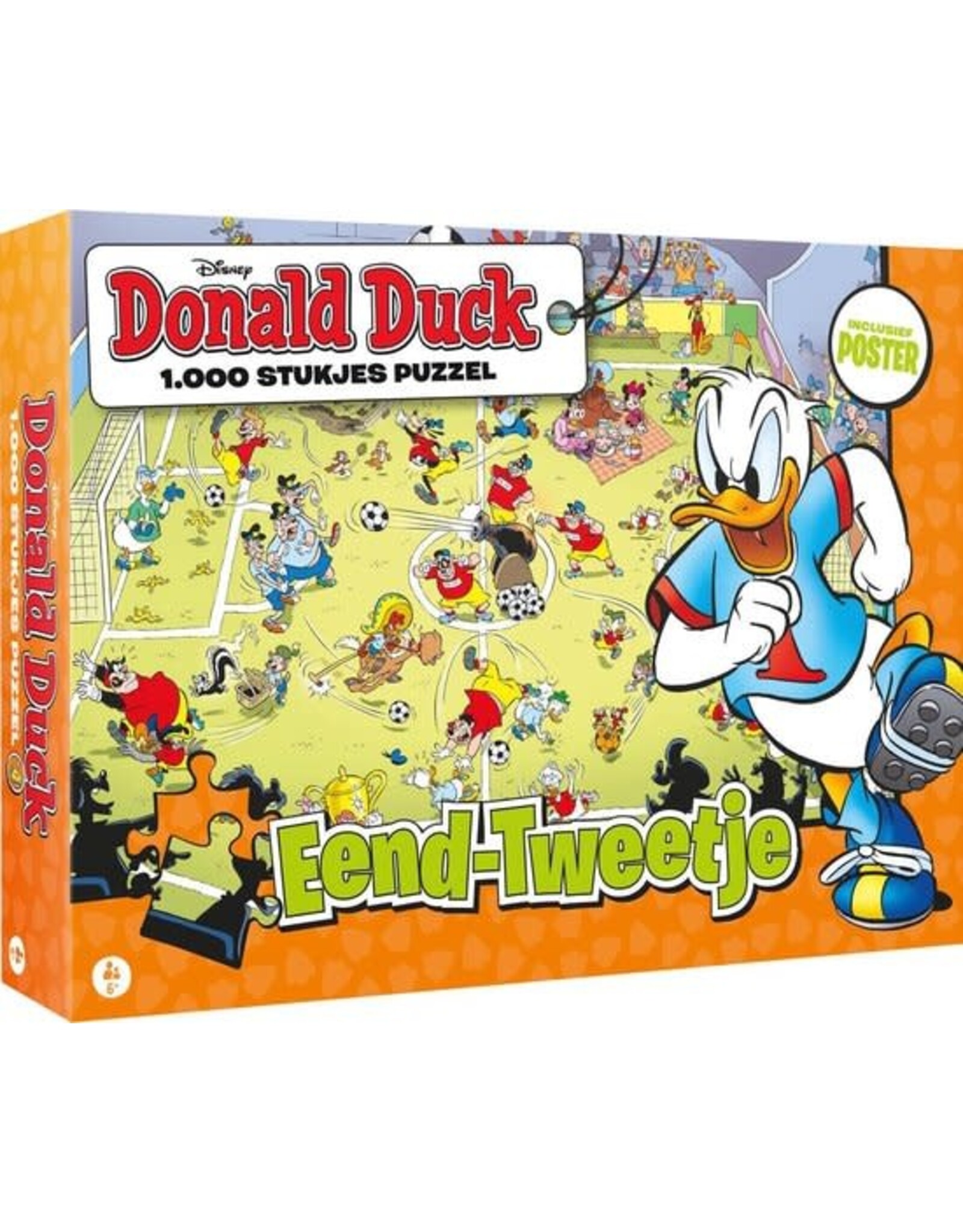 Puzzel Donald Duck Eend-Tweetje 1000 stukjes