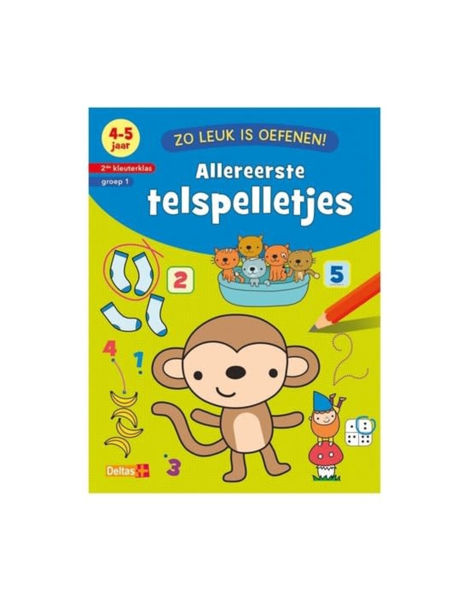 Uitgeverij Deltas Zo Leuk Is Oefenen! Allereerste Telspelletjes (4-5 J.)