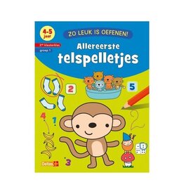 Uitgeverij Deltas Zo Leuk Is Oefenen! Allereerste Telspelletjes (4-5 J.)