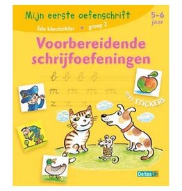 Uitgeverij Deltas Mijn Eerste Oefenschrift Met Stickers - Schrijfoefeningen (5-6 J.)
