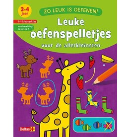 Uitgeverij Deltas Zo Leuk Is Oefenen! Leuke Oefenspelletjes (3-4 J.)