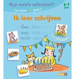 Uitgeverij Deltas Mijn Eerste Oefenschrift Met Stickers - Ik Leer Schrijven ( 6- 7 J.)