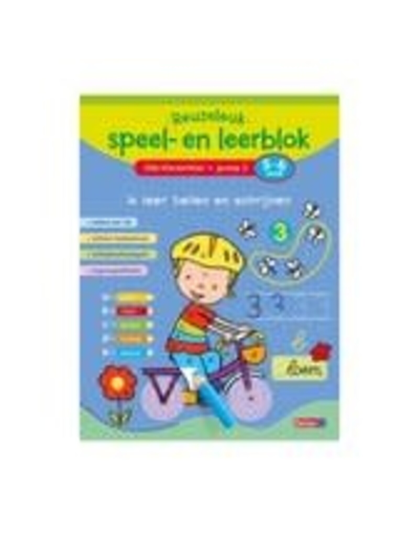 Uitgeverij Deltas Reuzeleuk Speel- En Leerblok Ik Leer Tellen En Schrijven  5-6 Jaar