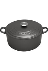 LeCreuset Le Creuset Gietijzeren Ronde Braadpan, Grijs (20cm, 2.4l)