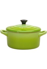 LeCreuset Le Creuset Aardewerken Mini Ronde Braadpan, Kiwi Groen (10cm, 0.25l)