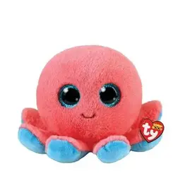 Ty Ty Beanie Boo's Sheldon de roze/blauwe Octopus 15cm
