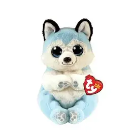 Ty Ty Beanie Babies Thunder de blauwe Husky 15cm