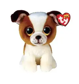 Ty Ty Beanie Boo's Hugo de bruin/beige Buldog 15cm