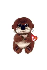 Ty Ty Beanie Babies Mitch de bruine Otter 15cm