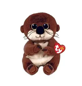 Ty Ty Beanie Babies Mitch de bruine Otter 15cm