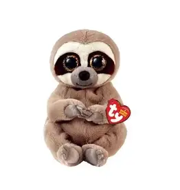 Ty Ty Beanie Babies Silas de grijze Luiaard 15cm