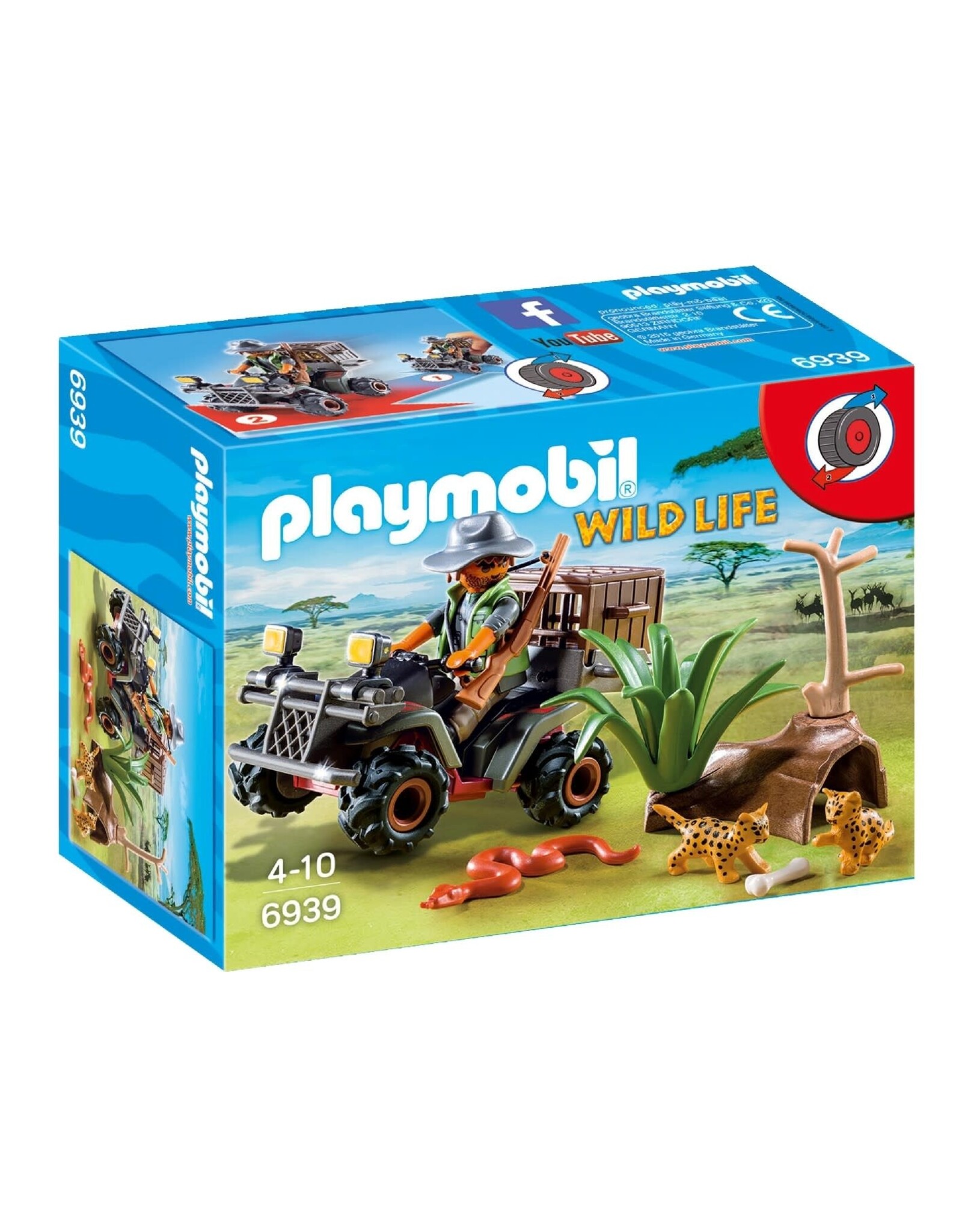 Playmobil Playmobil Wild Life 6939 Stroper met Quad