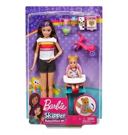 Mattel Barbie Tienerpop Skipper's Babysitter met Toebehoren