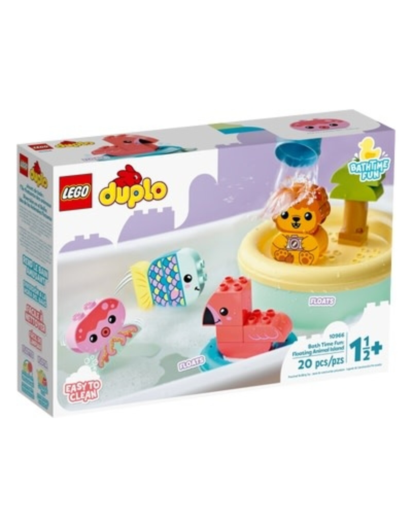 LEGO Lego Duplo 10966 Pret in Bad: Drijvend Diereneiland
