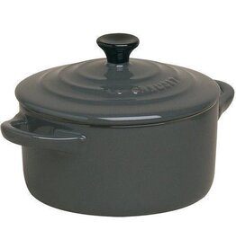 LeCreuset Le Creuset Aardewerken Mini Ronde Braadpan, Grijs (10cm, 0.25l)