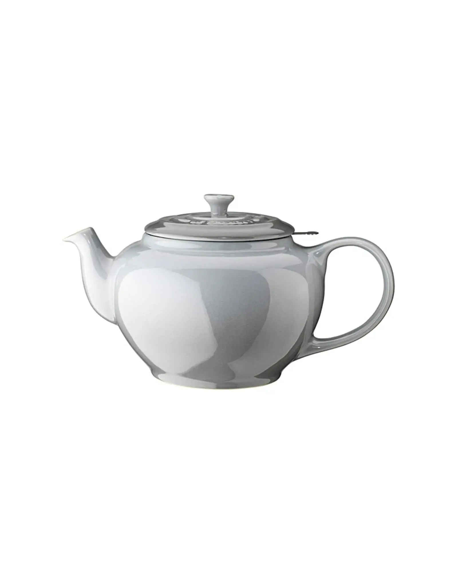 LeCreuset Le Creuset Aardewerken Theepot met RVS Filter, Mist Grey - 1.3l