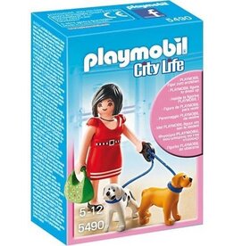 Playmobil Playmobil City Life 5490 Vrouw met Puppy's