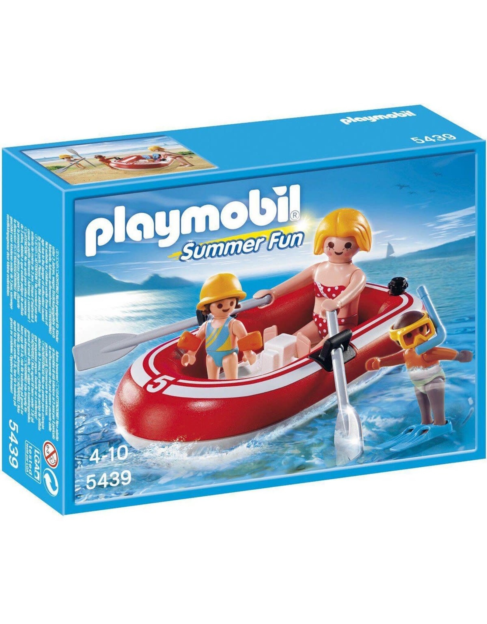 Playmobil Playmobil Summer Fun 5439 Toeristen met Rubberboot