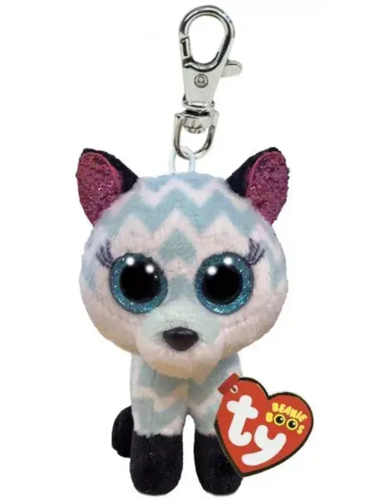 Ty Ty Beanie Boo’s Clip Atlas de Wit/Blauwe Vos