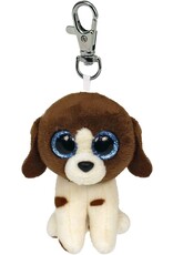 Ty Ty Beanie Boo’s Clip Muddles de Bruin/Witte Hond