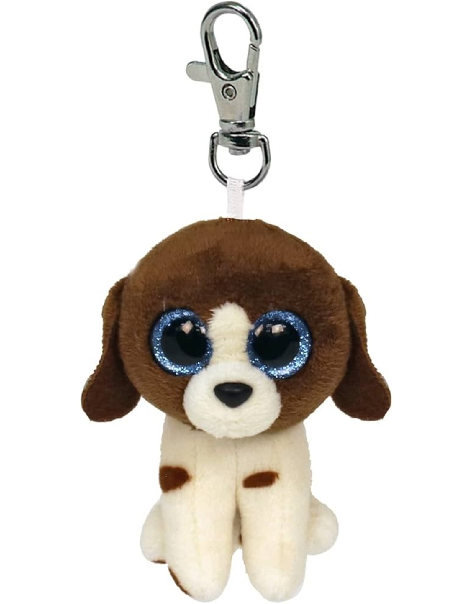 Ty Ty Beanie Boo’s Clip Muddles de Bruin/Witte Hond
