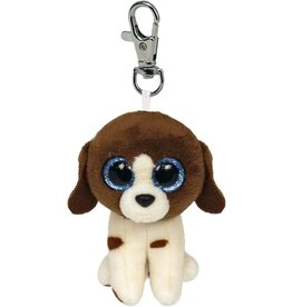 Ty Ty Beanie Boo’s Clip Muddles de Bruin/Witte Hond