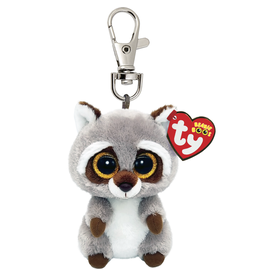 Ty Ty Beanie Boo's Clip Oakie de grijze Wasbeer 7 cm