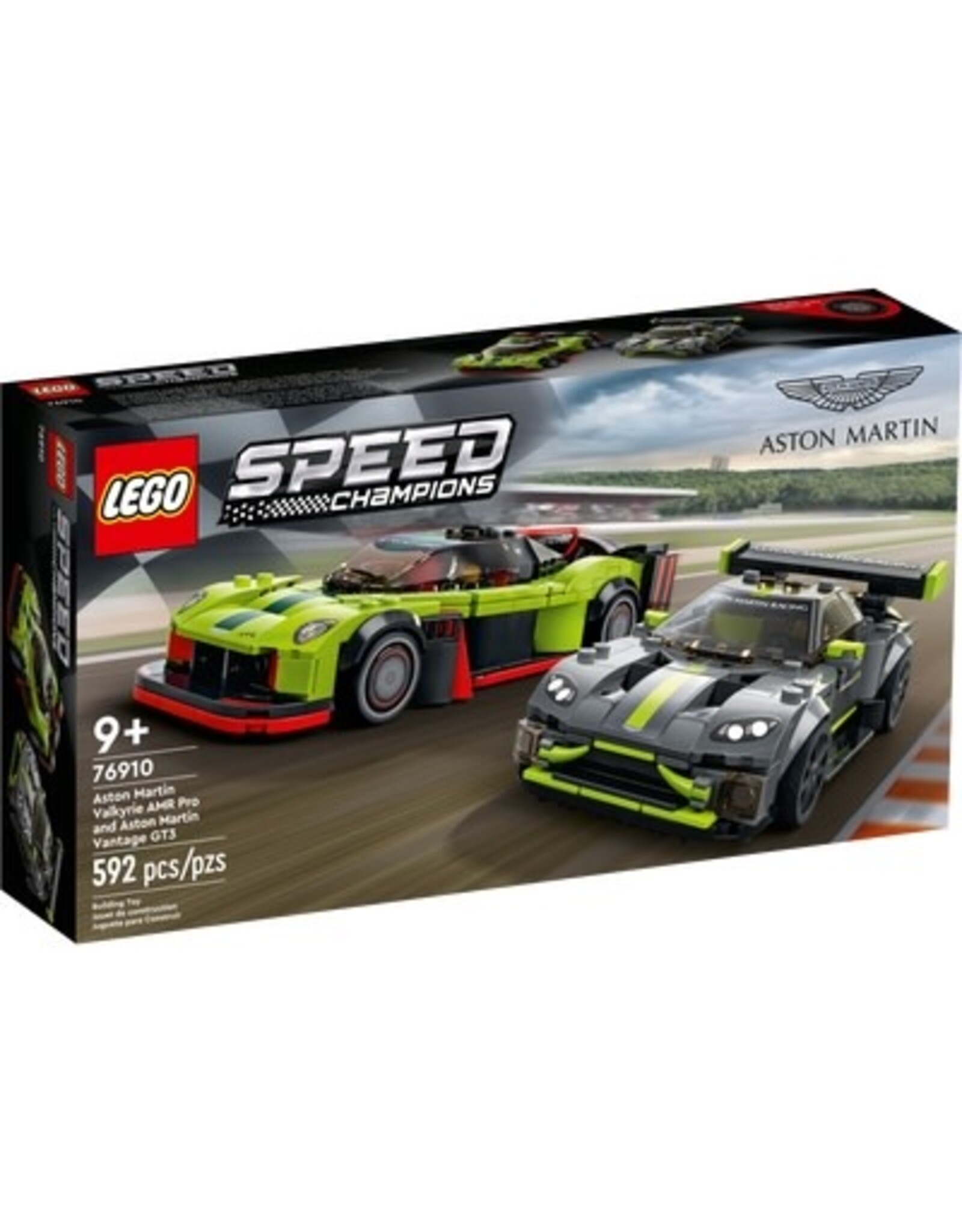 LEGO Lego Speed Champions 76910 Aston Martin Valkyrie AMR Pro en Aston Martin Vantage GT3