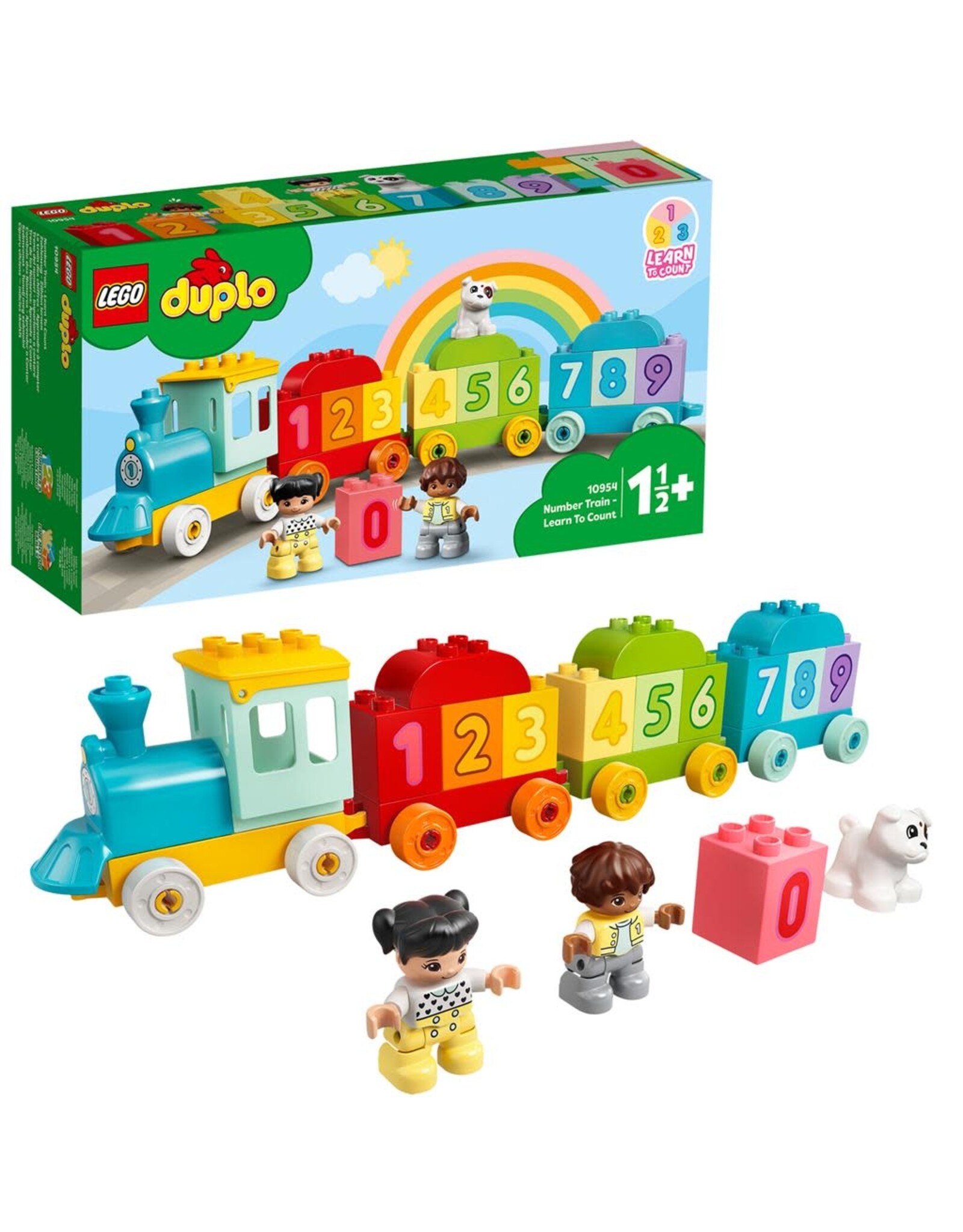 LEGO Lego Duplo 10954 Getallentrein - Leren tellen –   Number Train Learn To Count
