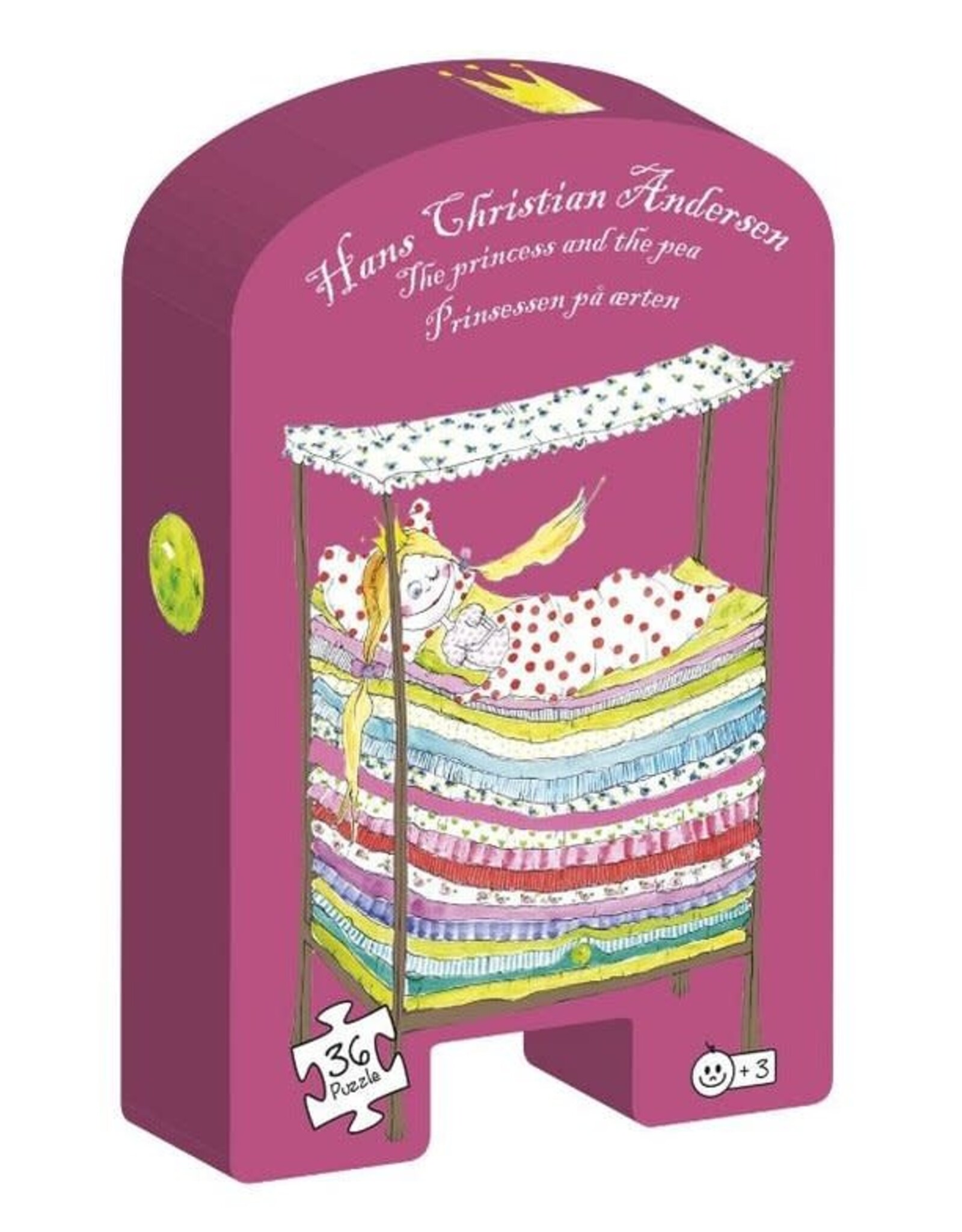 Hans Christian Andersen: Puzzel De prinses op de erwt  36 stukjes
