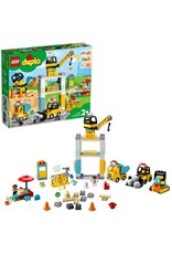 LEGO Lego Duplo 10933 Torenkraan & Bouwterrein - Tower Crane  & Construction