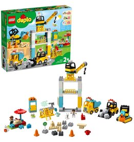 LEGO Lego Duplo 10933 Torenkraan & Bouwterrein - Tower Crane  & Construction