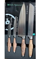 BK BK Skills "Rosewood" 4-delige Messenset BK BK Skills "Rosewood" 4-delige Messenset
