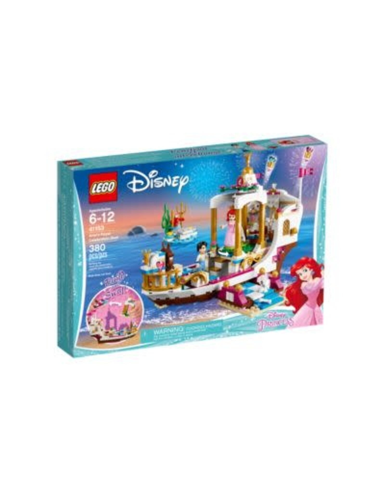 LEGO Lego Disney 41153 Ariel's koninklijke feestboot