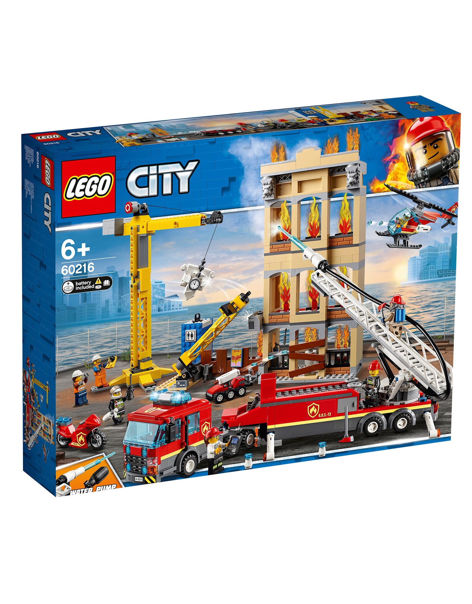 LEGO Lego City 60216 Brandweerkazerne in de Stad