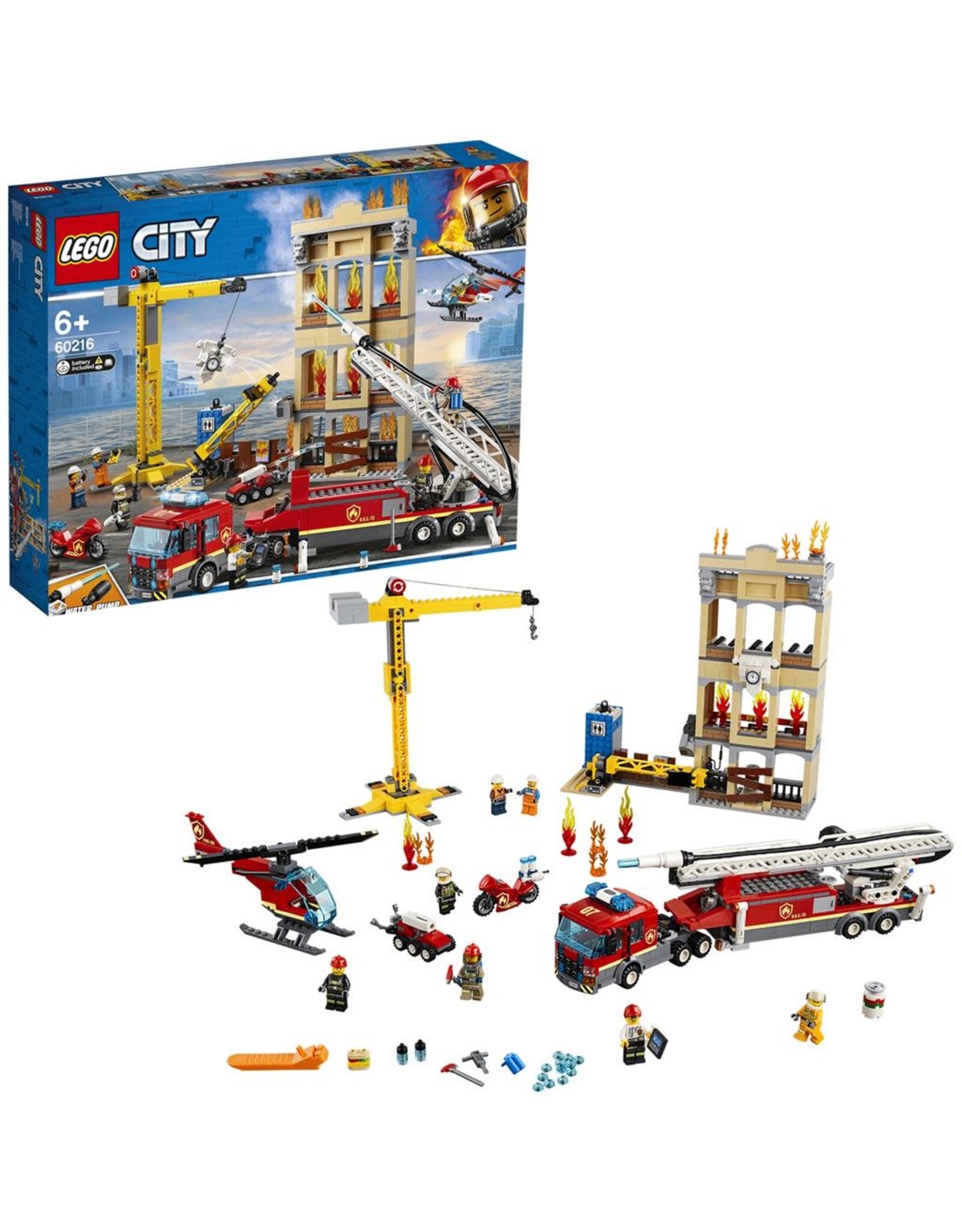 LEGO Lego City 60216 Brandweerkazerne in de Stad