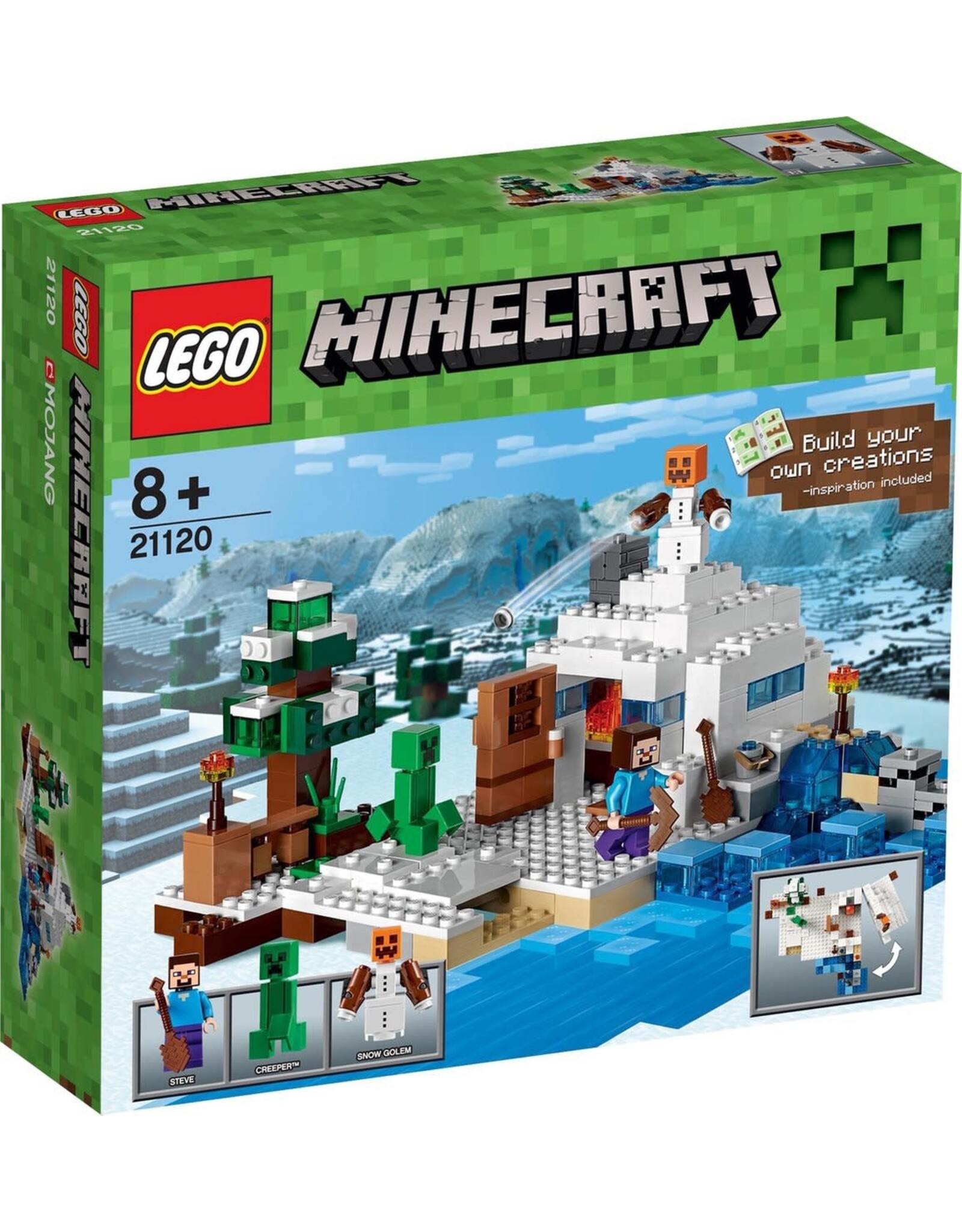 LEGO Lego Minecraft 21120 De Sneeuwschuilplaats - Snow Hideout aft