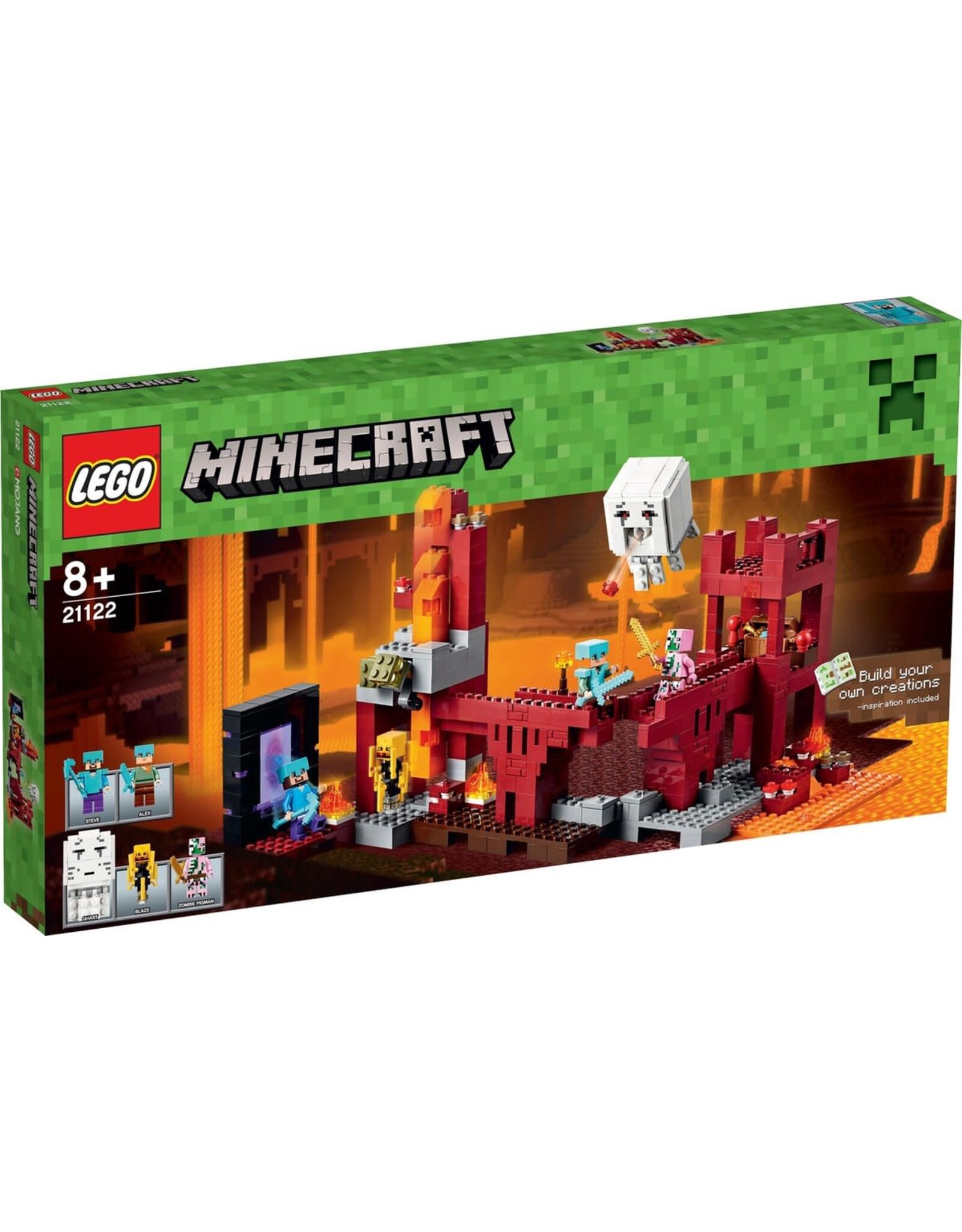 LEGO Lego Minecraft 21122  Het Netherfort - The Nether Fortress