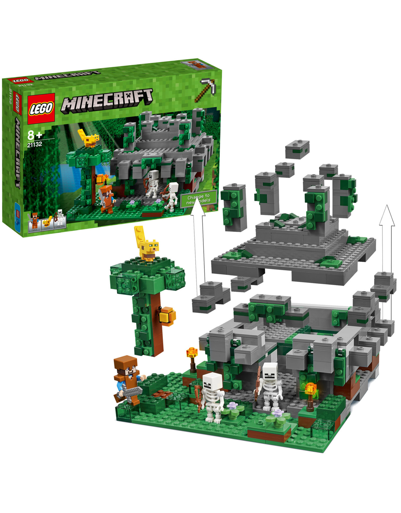 LEGO Lego Minecraft 21132 De Jungletempel - The Jungle Temple